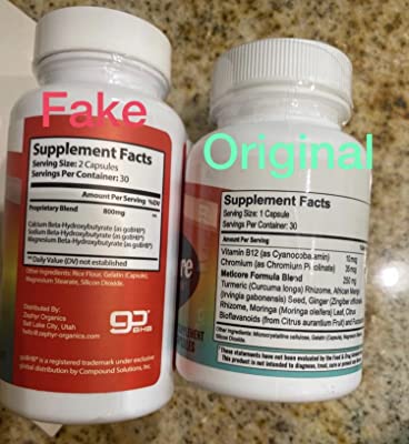 Meticore Fake vs Original Bottle